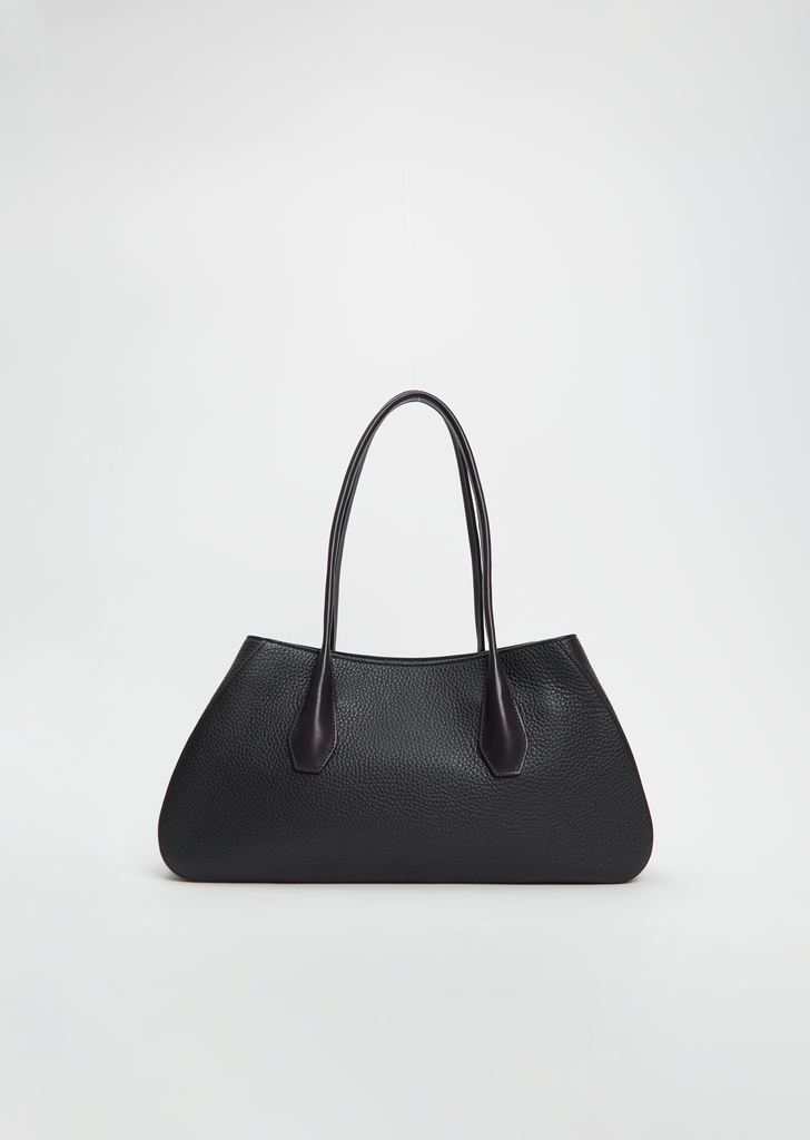 Alger Leather Shoulder Bag — Black Ans