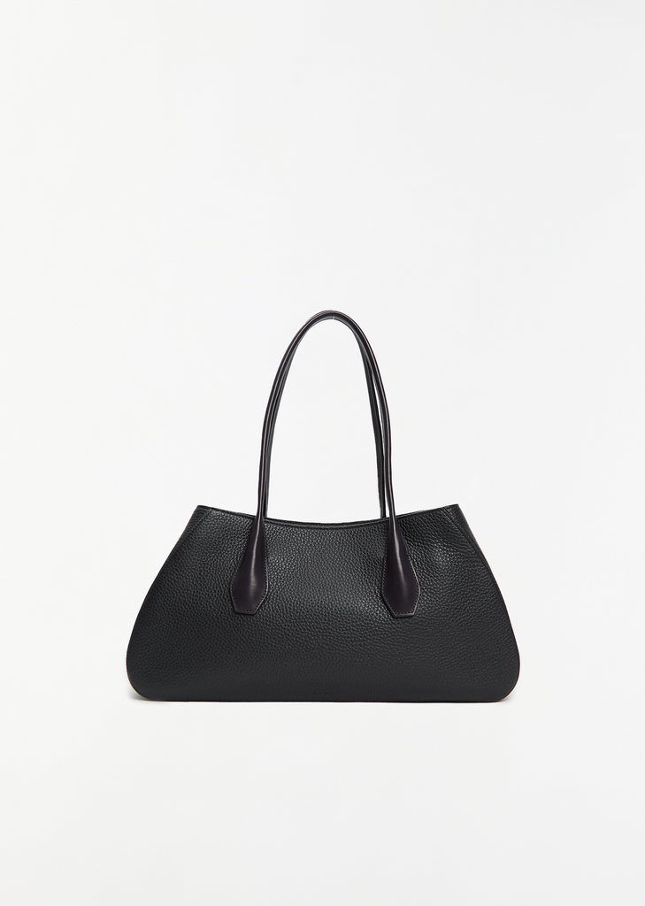 Alger Leather Shoulder Bag — Black Ans