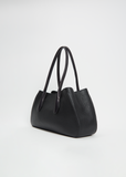 Alger Leather Shoulder Bag — Black Ans