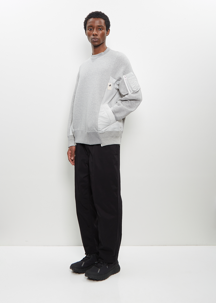 Sponge Sweat x Nylon Twill Pullover