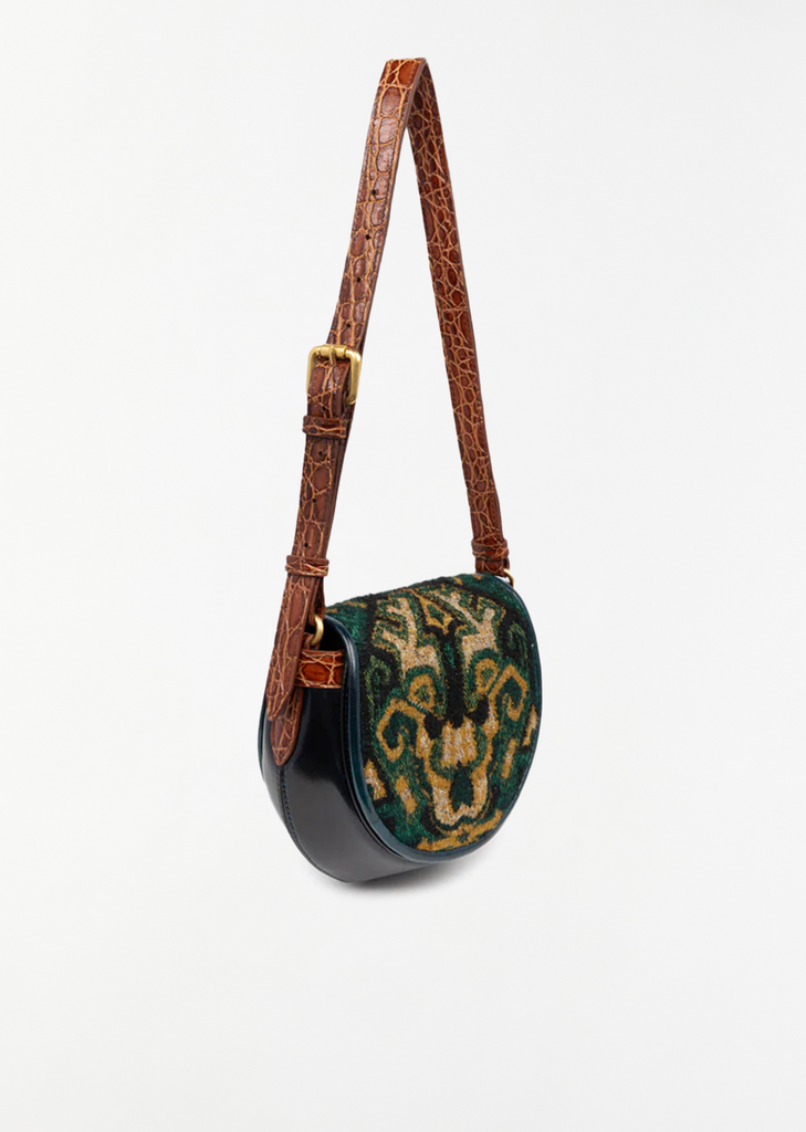 Arca Round Leather Bag