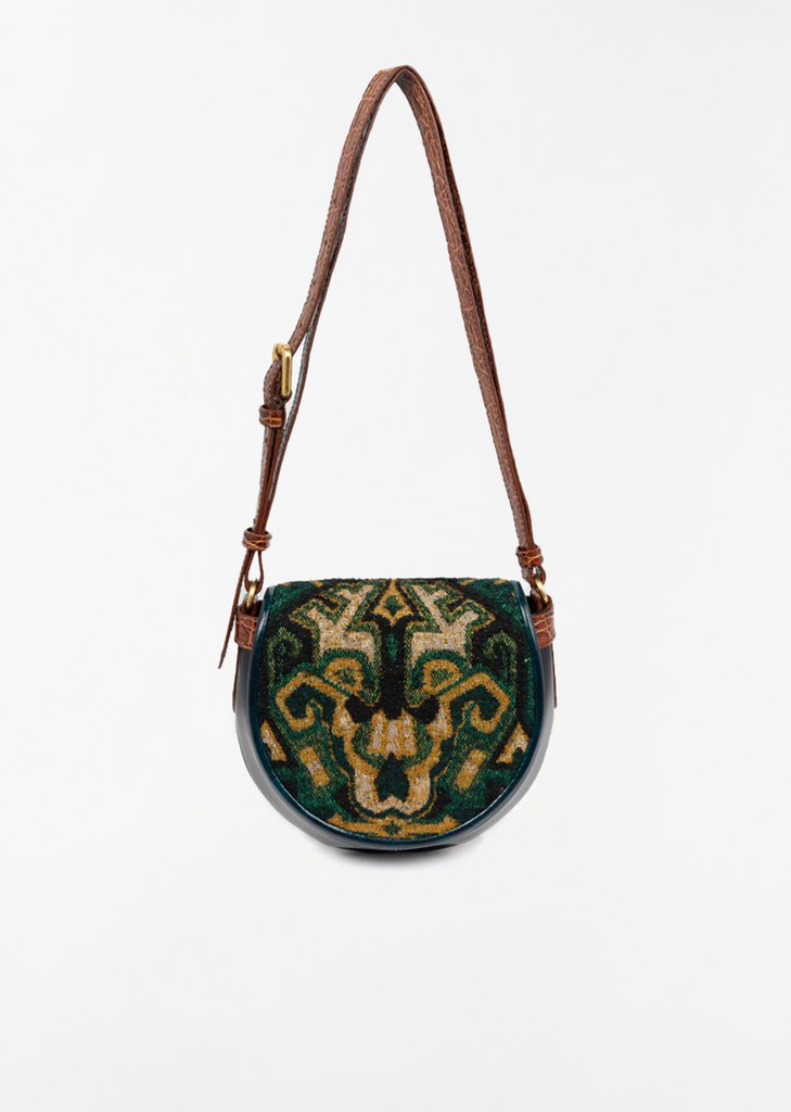 Arca Round Leather Bag