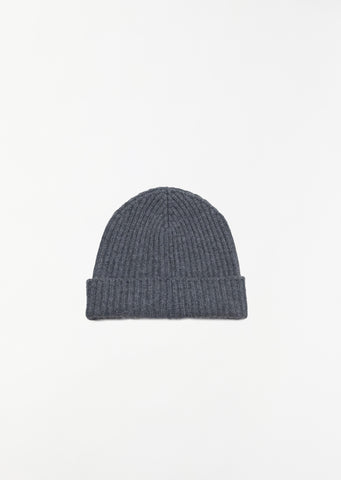 Cashmere Alex Beanie — Ash Grey