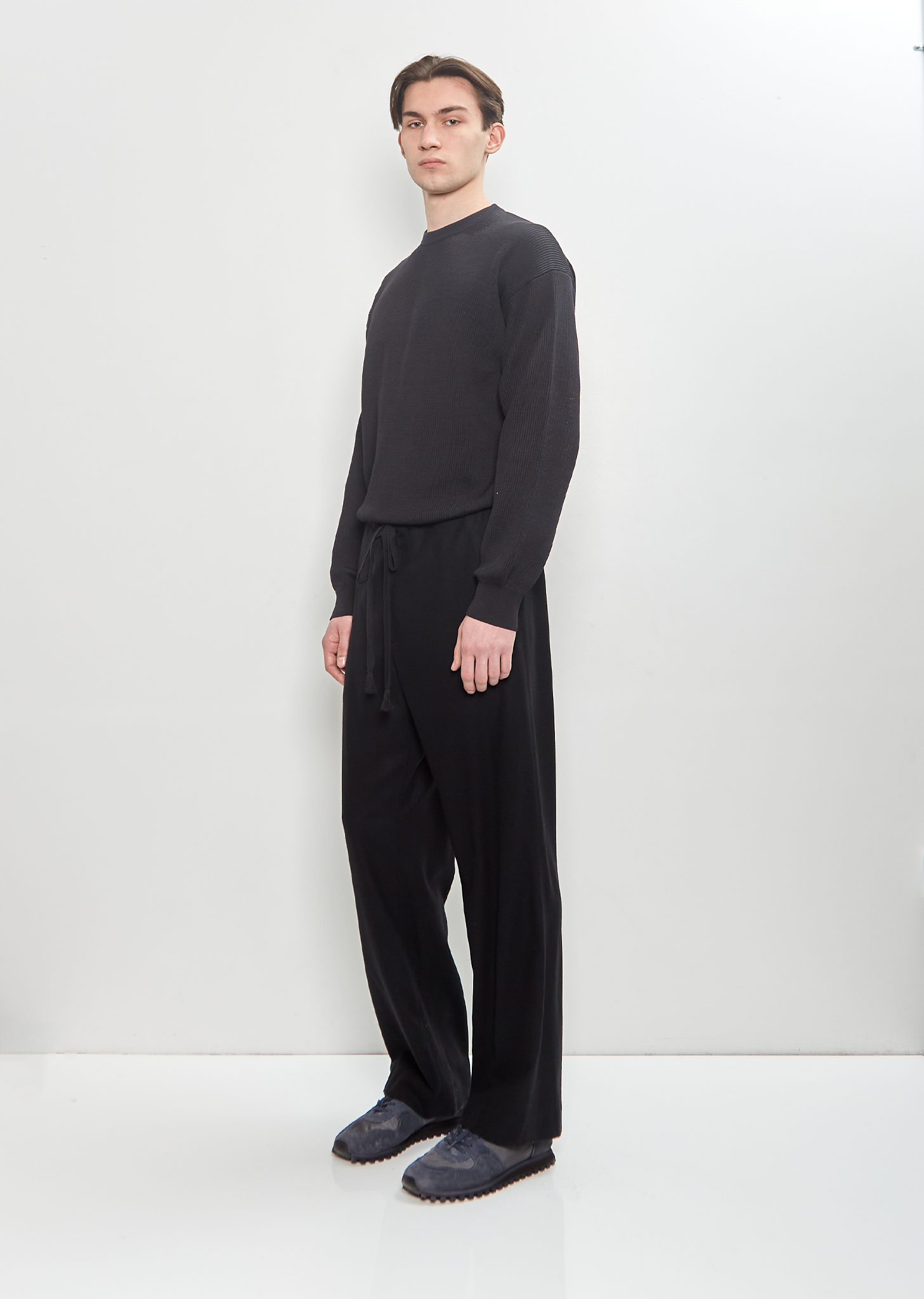 【うどん】AIRY SMOOTH CASHMERE PANT Airy Smooth Cashmere Drawstring Pants – La Garçonne