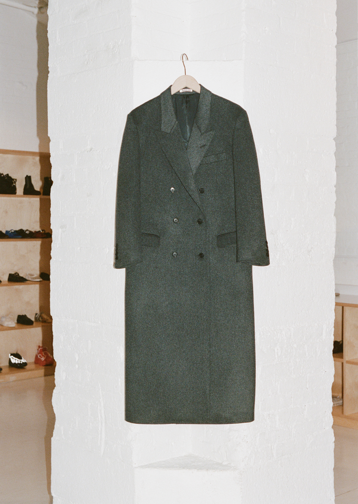 Cashmere Moleskin Coat