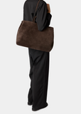 4 in Orizzontale Destructured Bag — Dark Brown