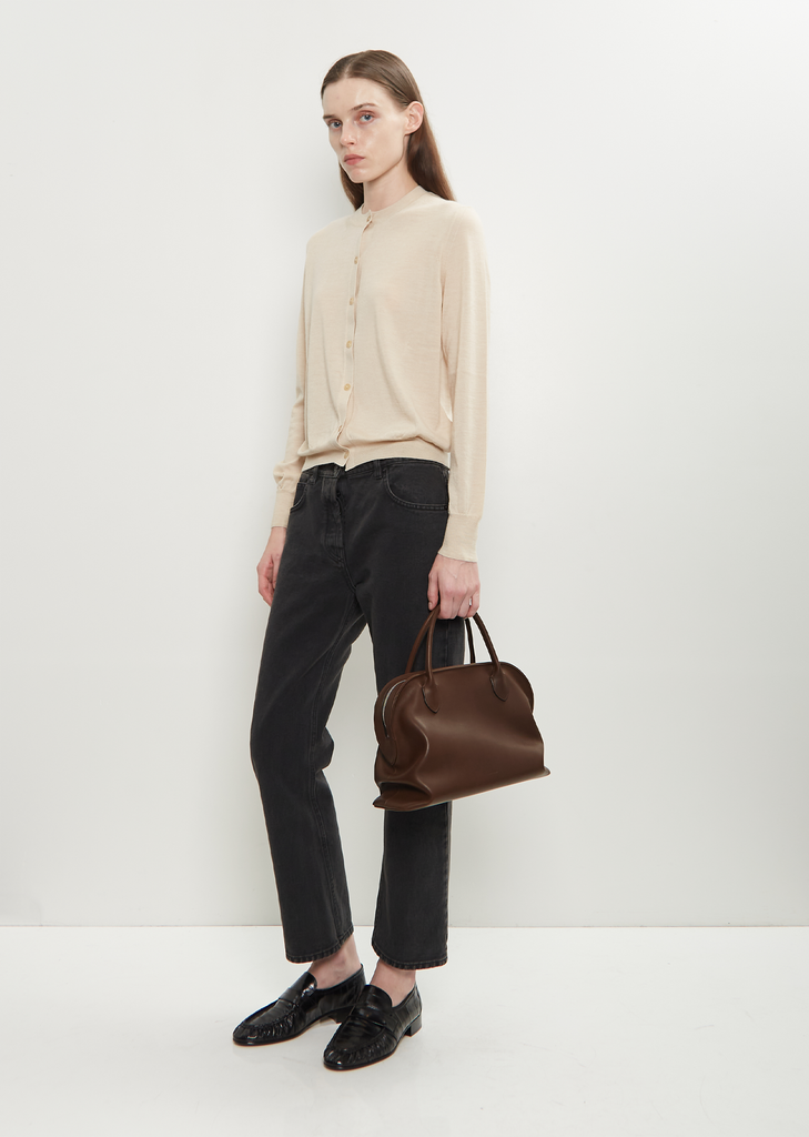Agnes Leather Bag — Deep Brown