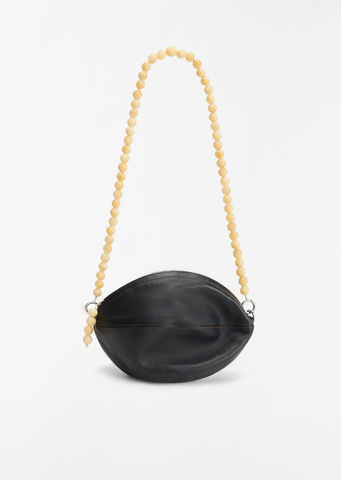 Beads Balloon Leather Pouch