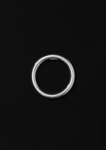 Silver Classic Circle Bangle