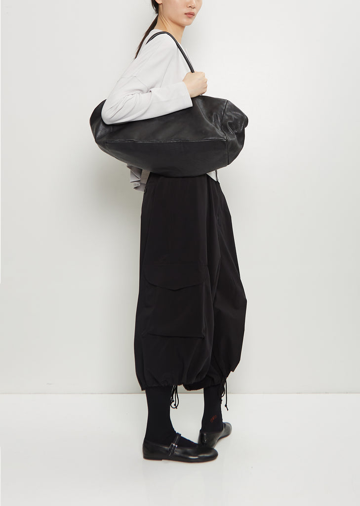 Matte Shoulder Bag — Black