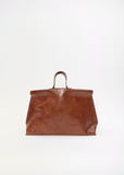 Shopper Bag, Midi — Cognac