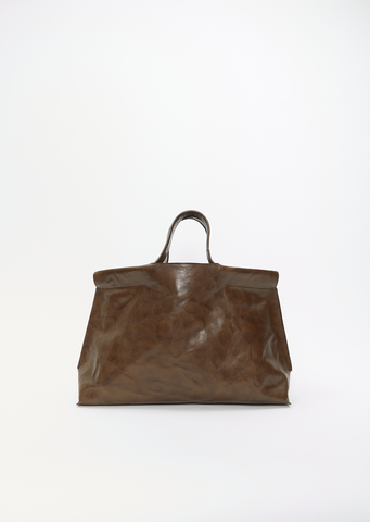 Shopper Bag, Midi — Olive