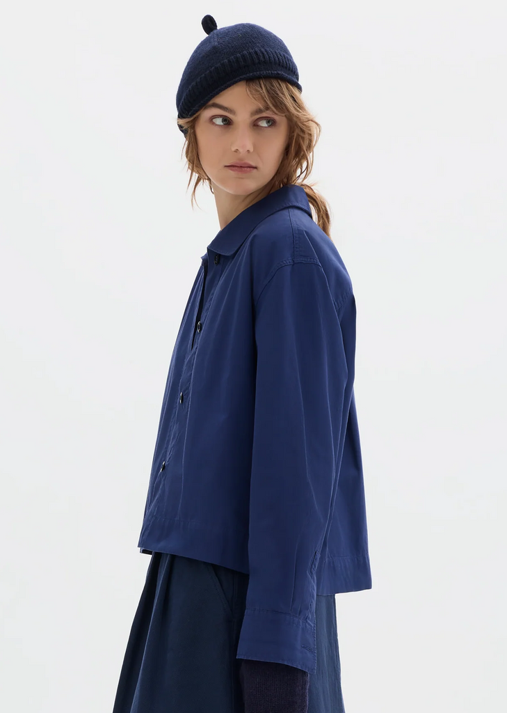 British Merino Rolled Hem Beanie