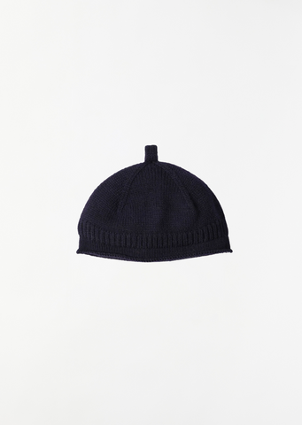 British Merino Rolled Hem Beanie