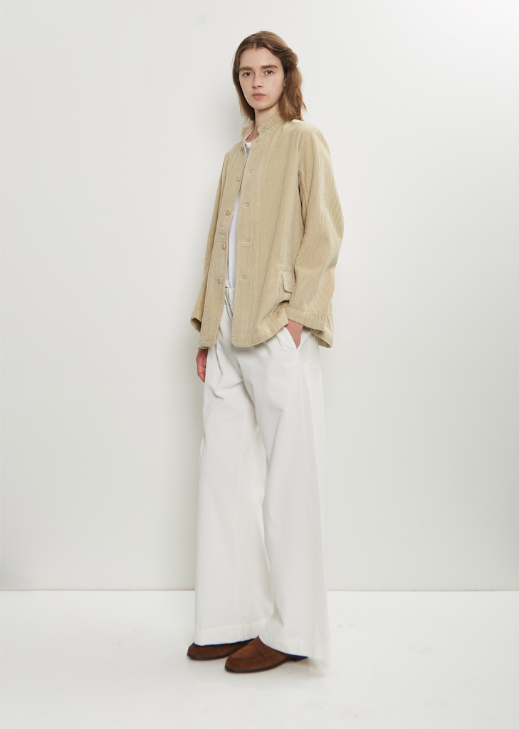 Pina Cotton Corduroy Jacket — Cemento