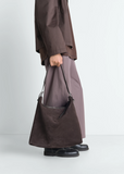 Belted Hobo Suede Bag