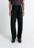 Twisted Belted Cotton Denim Pants