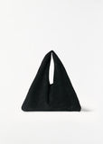 Small Suede Bindle — Black