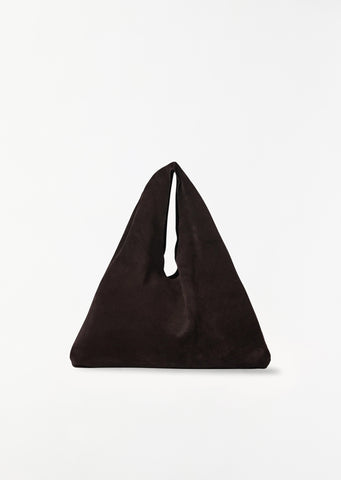Small Suede Bindle — Brown Melange