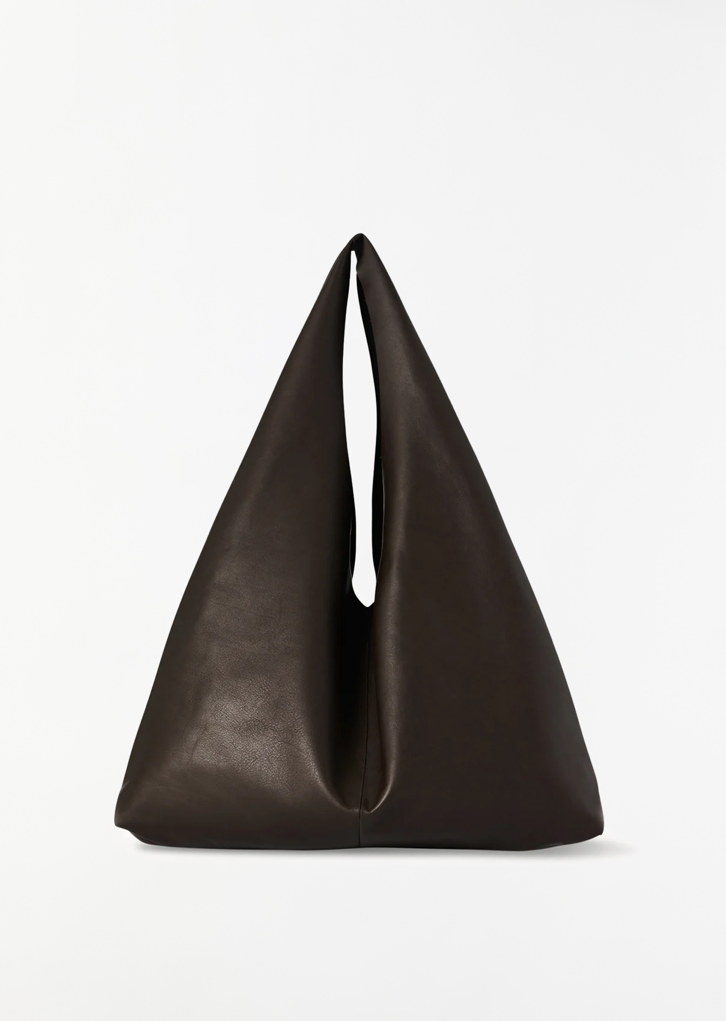 【完売品】THEROW ザロウ Bindle3 ラムスキンレザー バッグ Hobo New Bindle — Dark Brown – La Garçonne