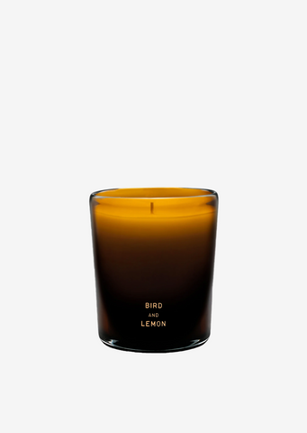 325g Handblown Candle — Bird and Lemon