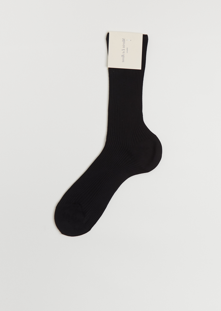 Organic Cotton Socks — Black