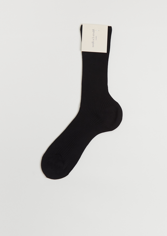 Organic Cotton Socks — Black