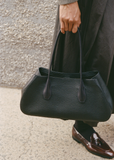 Alger Leather Shoulder Bag — Black Ans