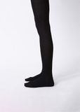 Ribbed Tights — Black