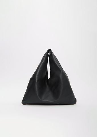 Leather Bindle, Small — Black