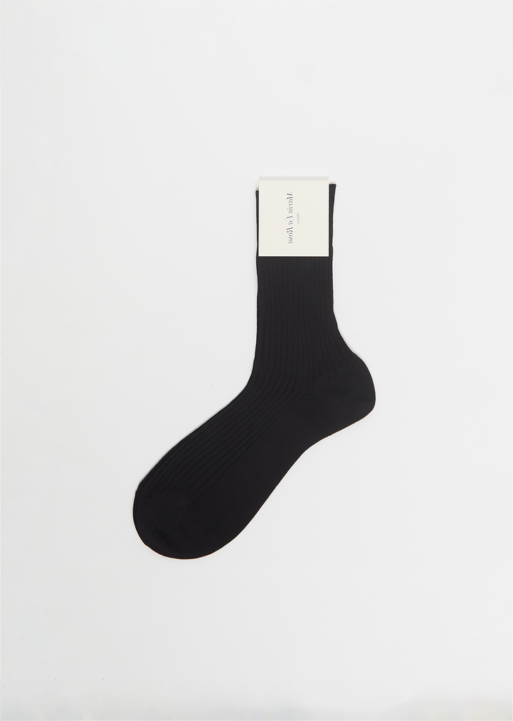 Cotton Bio Socks — Black