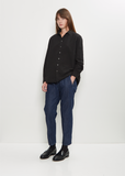 Typewriter Cotton Shirt — Black