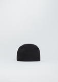 Double Edge Cotton ZZ Beanie — Black