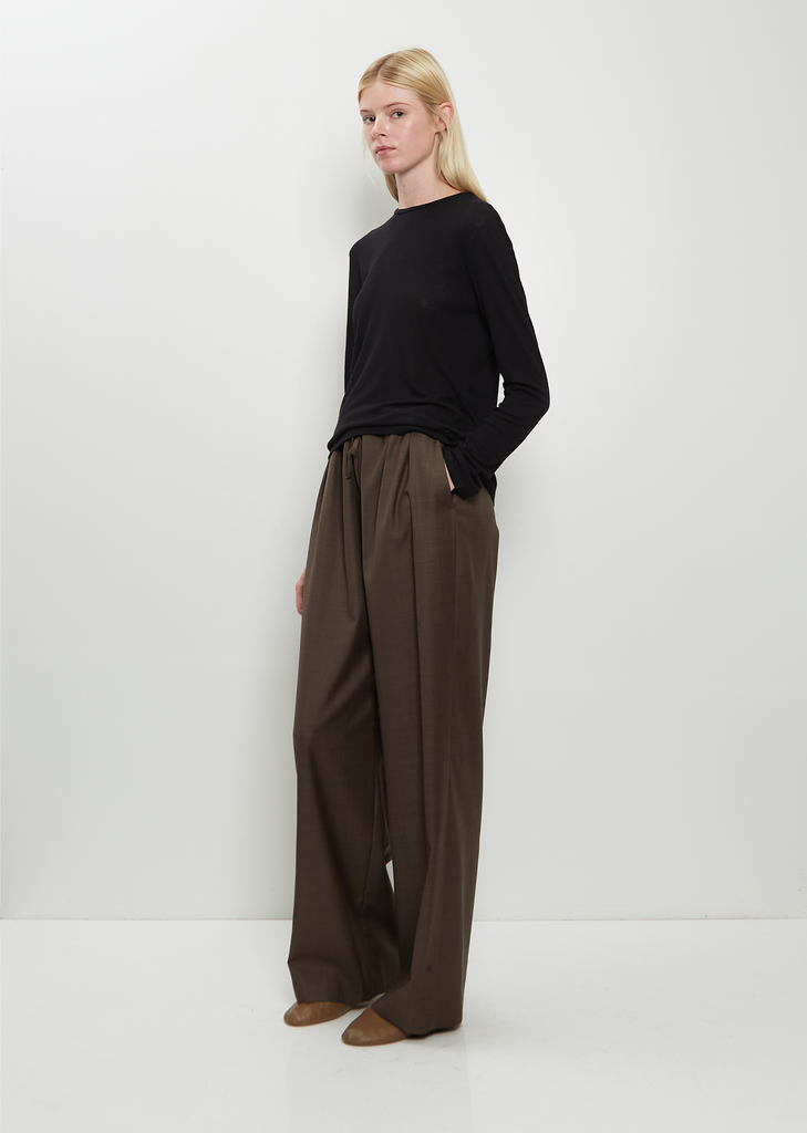 Ortigia Wool Blend Longsleeve — Black