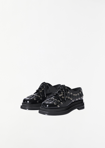 Heart Toe Platform Lace Up Gommet Brogue – La Garçonne Heart Toe Platform Lace Up Gommet Brogue – La Garçonne