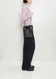 Leather Vertical Crisp Bag