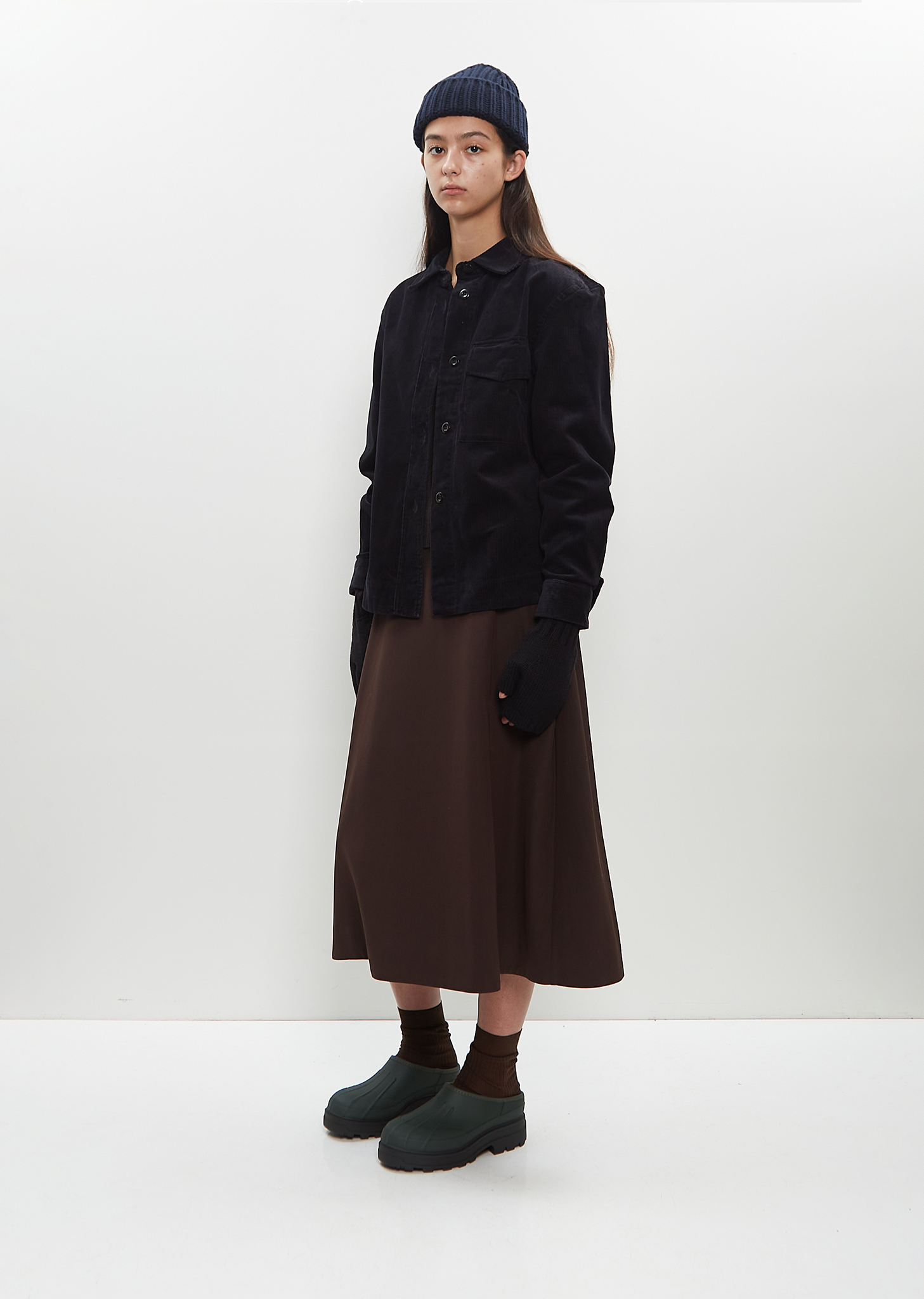 Chunky Fingerless Glove — Black – La Garçonne Chunky Fingerless Glove — Black – La Garçonne