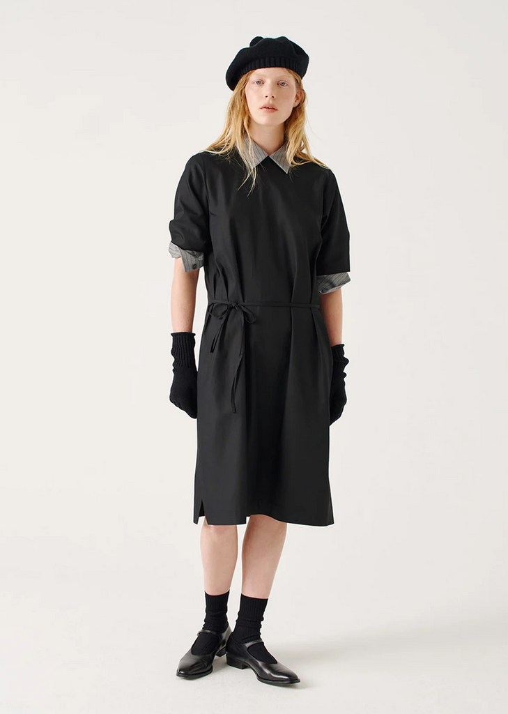 Cashmere Long Cuff Glove — Black