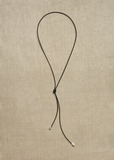 Elegant Shoelace Choker — Black