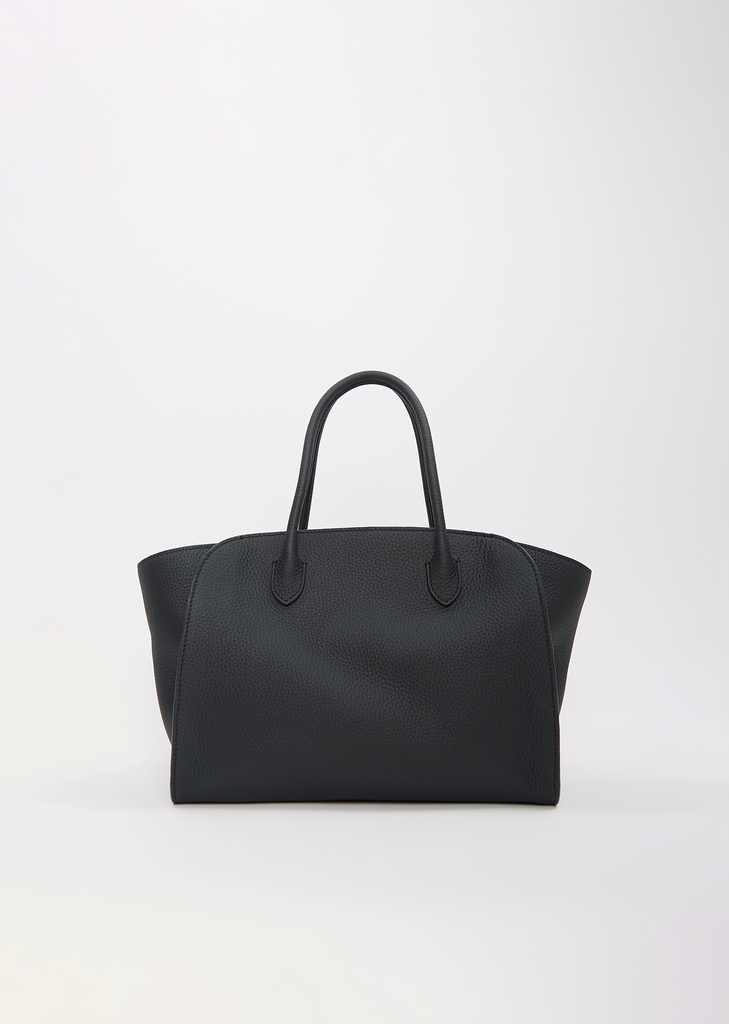 Marlo 12 Matte Leather Bag — Black