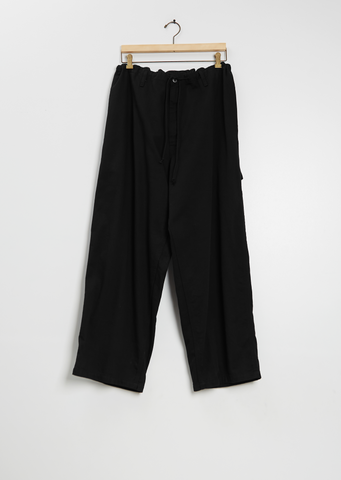 3ST Painter Cotton Pants — Black