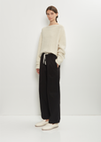 Quatro Wool Pants — Black