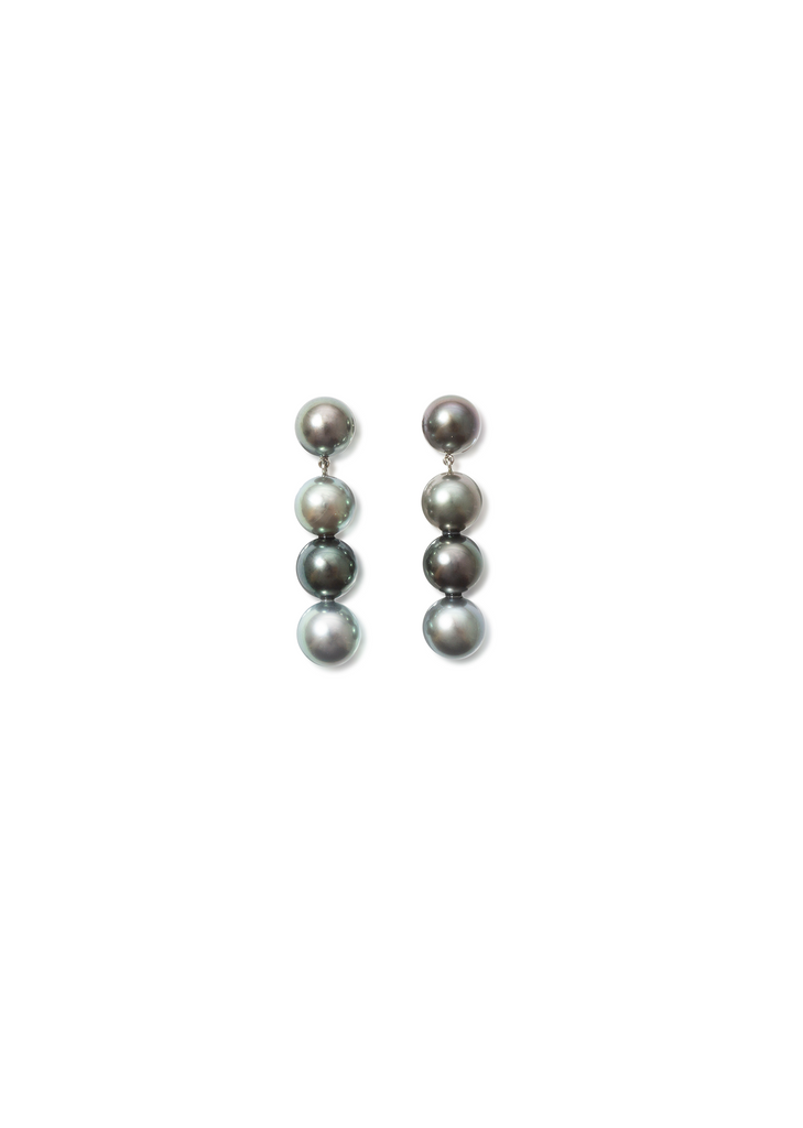 Section Black Pearl Earrings
