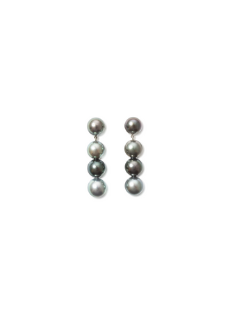 Section Black Pearl Earrings