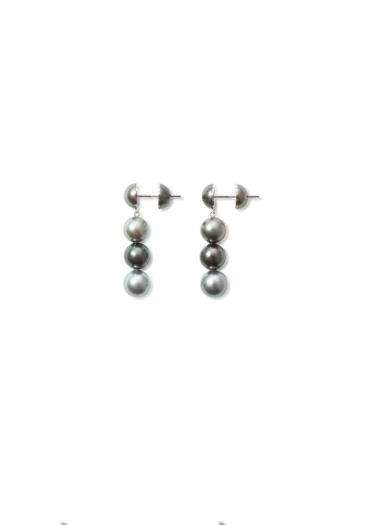Section Black Pearl Earrings