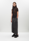 Polyester-Wool Blend Warm Pleats Pants