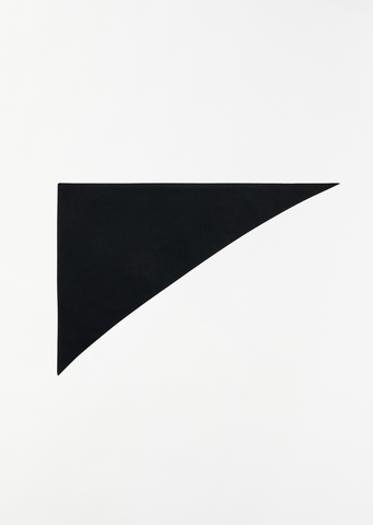 Leomine Cashmere Scarf — Black