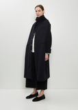 Soft Wool Cashmere Scout Scarf — Black