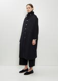 Soft Wool Cashmere Scout Scarf — Black
