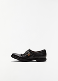 Shanghai Distressed Leather Loafer — Black